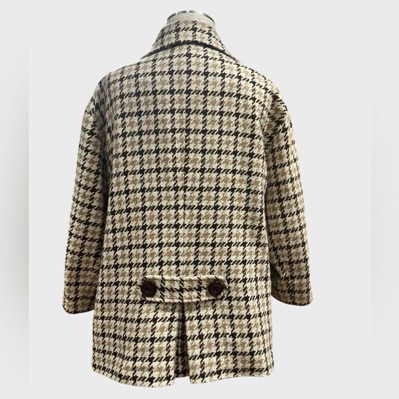 Live a Little Women’s Tweed 3/4 Sleeve 3X Tweed Blazer Jacket Houndstooth - Picture 4 of 5